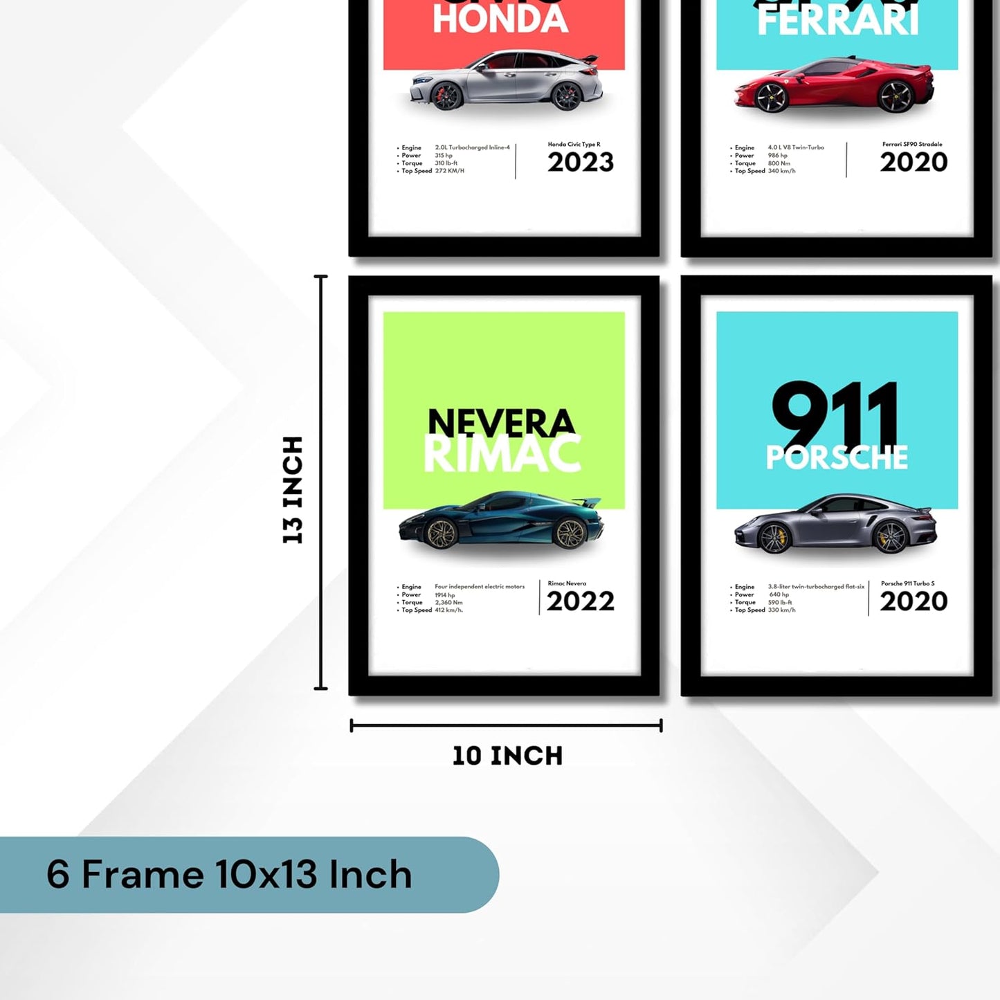 Good Hope Supercars (Set Of 6) Artwork