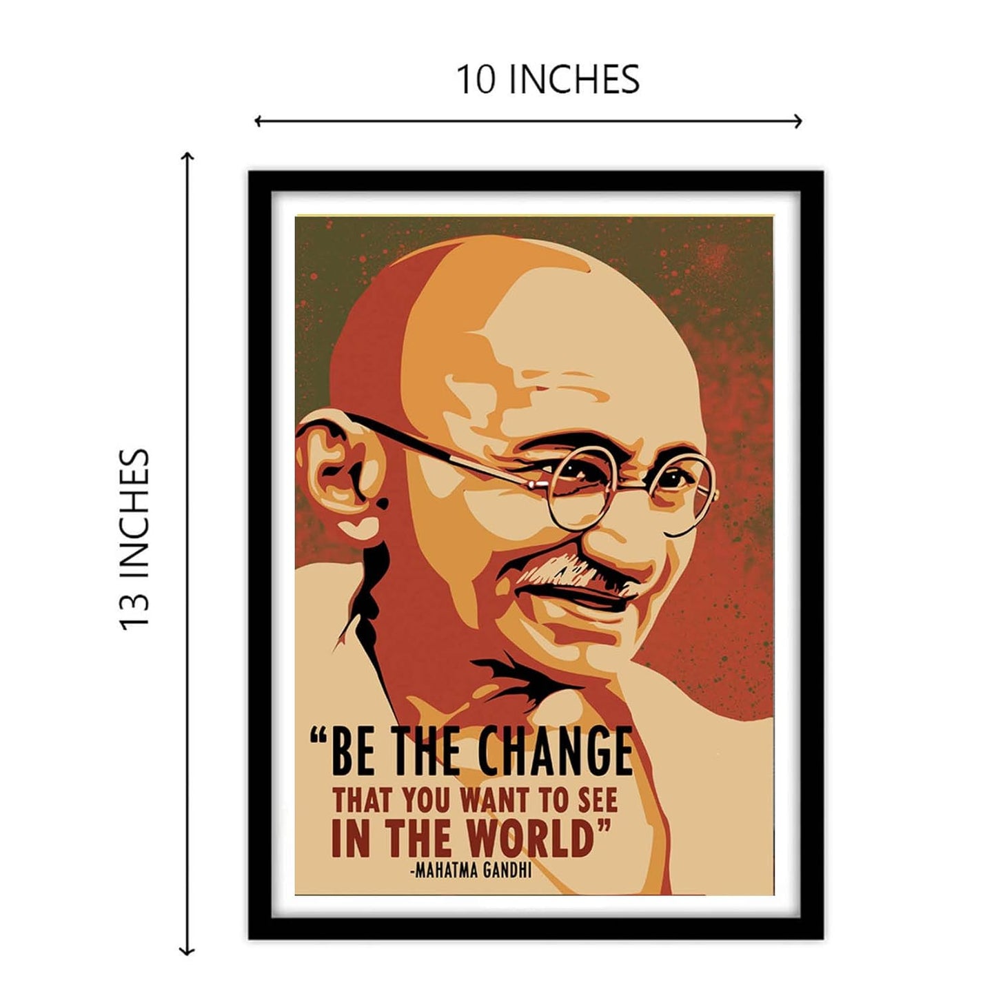 Mahatma Gandhi Motivational Art work