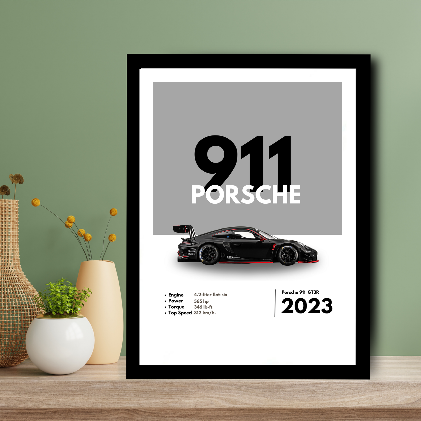 Porsche 911 Supercar Artwork