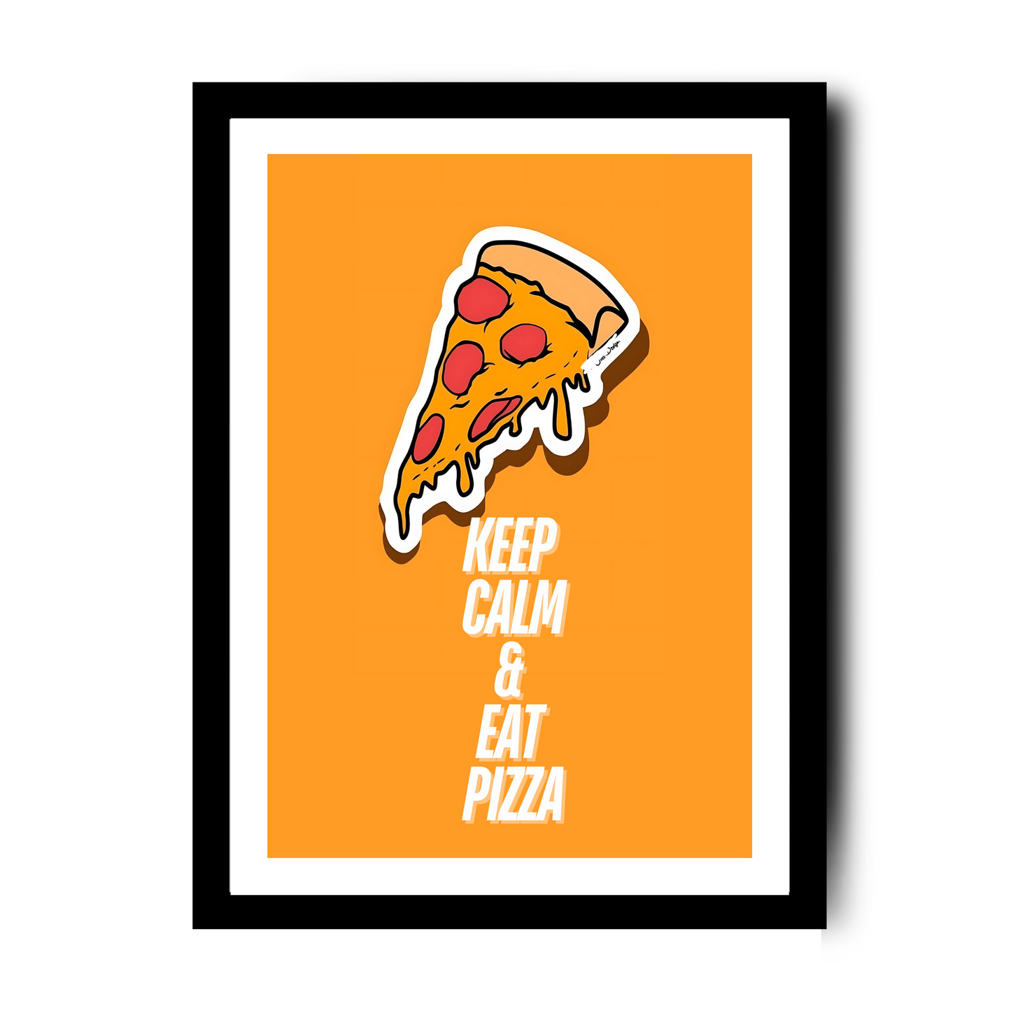 Pizza Quote Funny Artwork