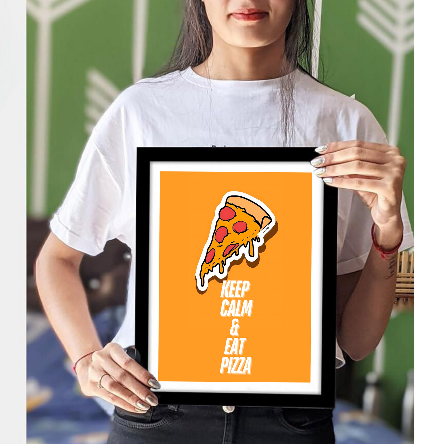 Pizza Quote Funny Artwork