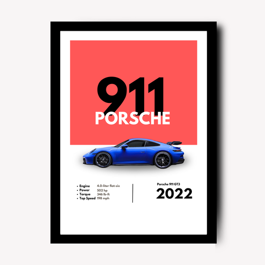 Porsche 911 Supercar Artwork