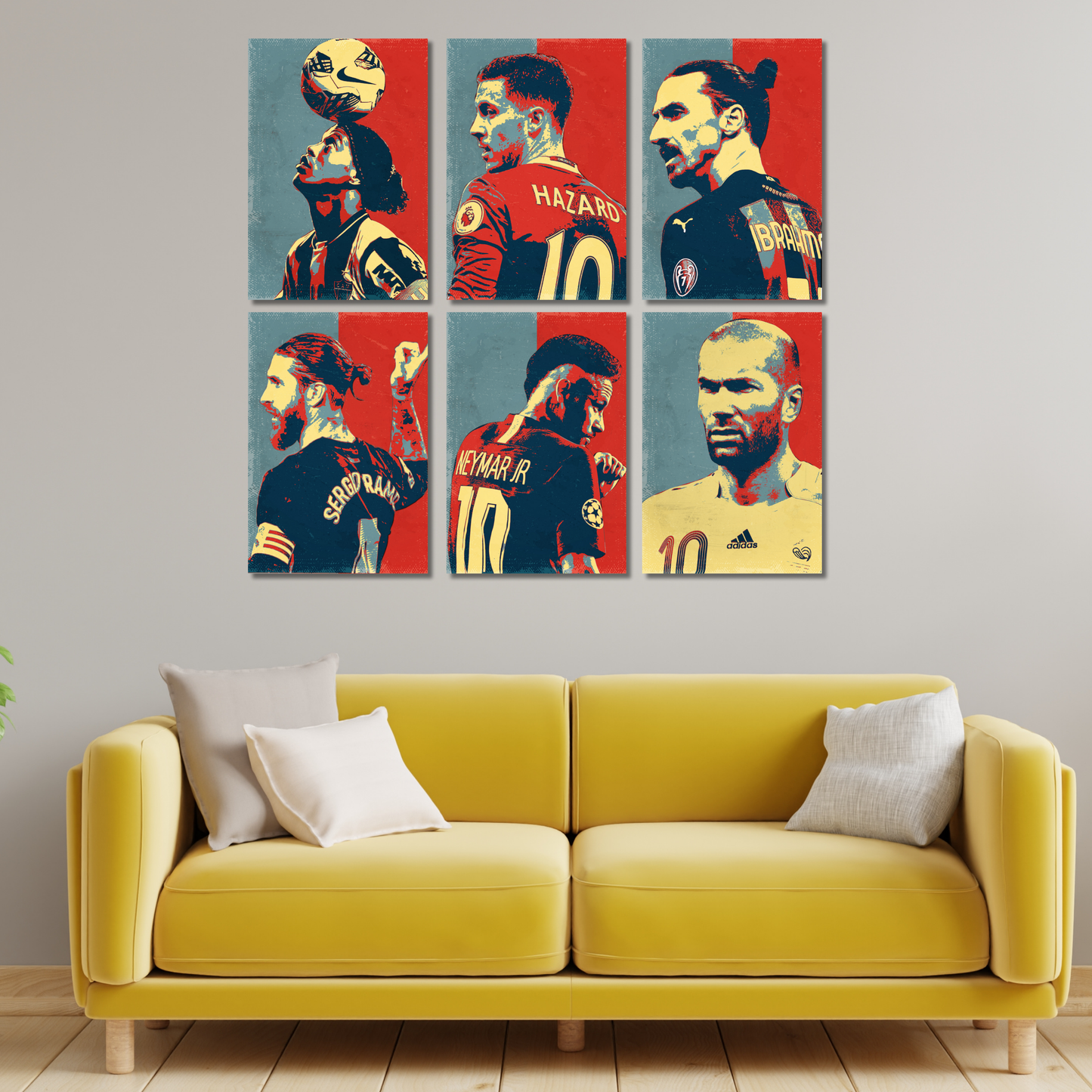 Football Legend's(Set Of 6) Artwork