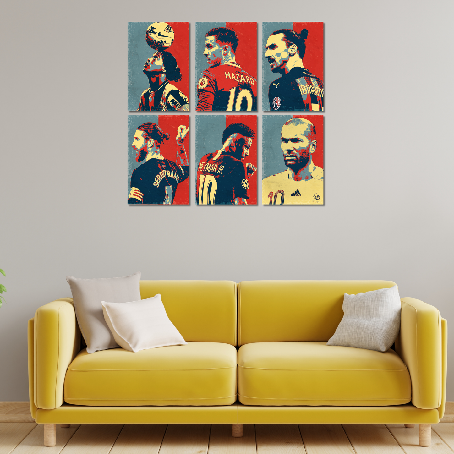 Football Legend's(Set Of 6) Artwork