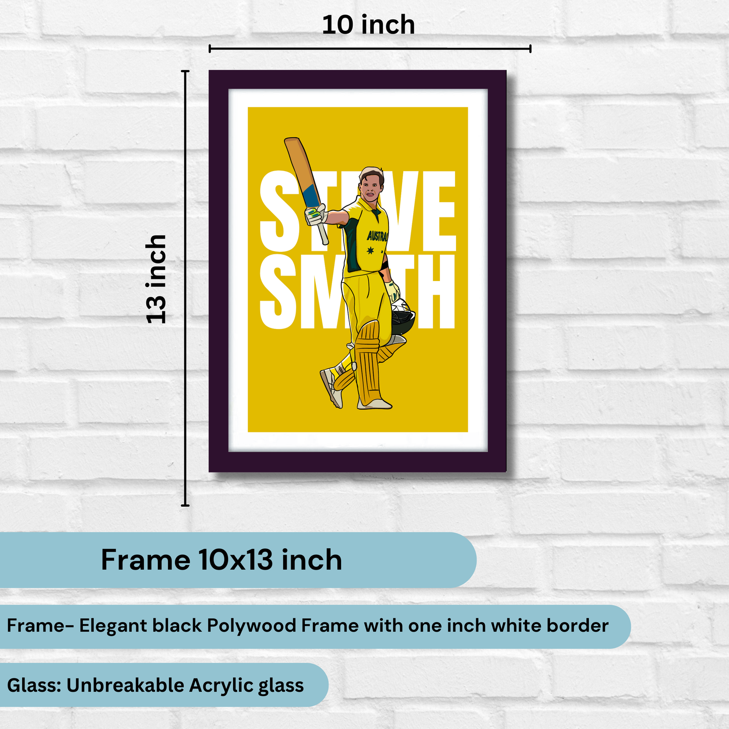 Steve Smith Cricket Player Artwork