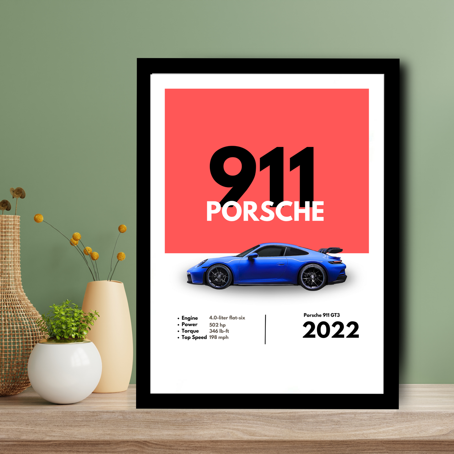 Porsche 911 Supercar Artwork