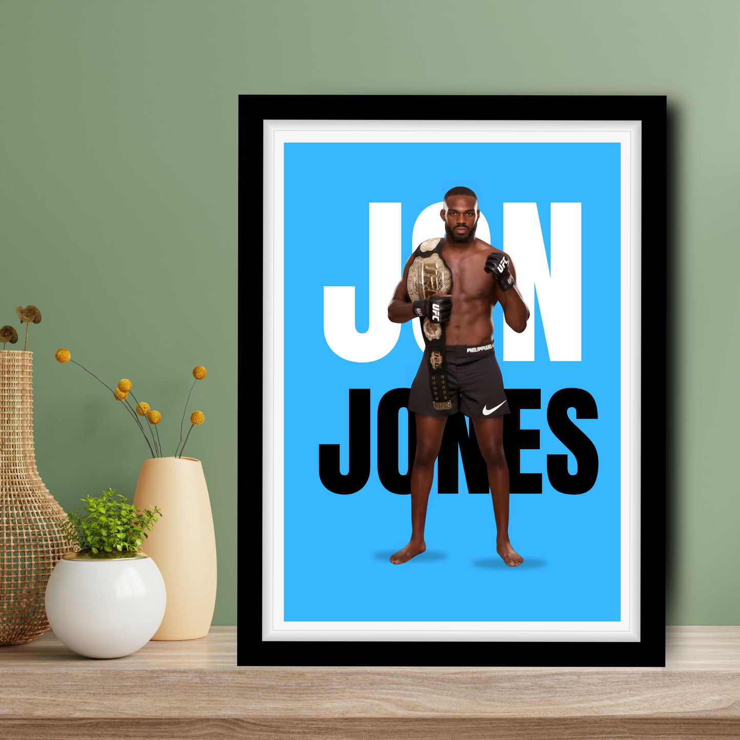 Jon Jones Martial Artist, Boxer Artwork