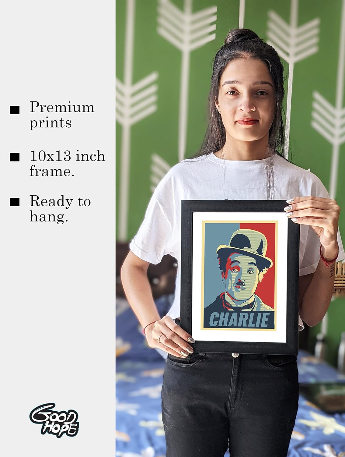 Charlie Chaplin Motivational Art work