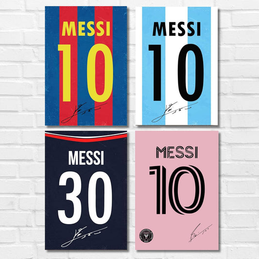 Leonel Messi Jersey (Set Of 4) Artwork