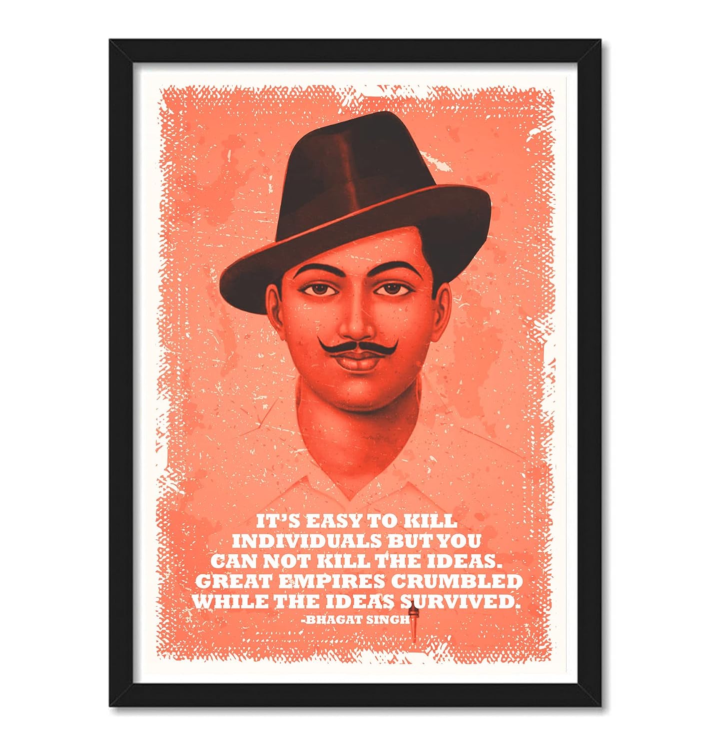 Bhagat Singh Motivational Art work