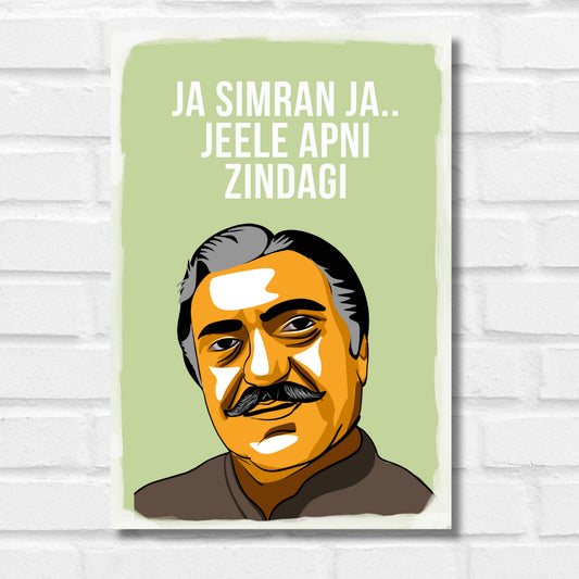DDLJ MOVIE POSTER AMRISH PURI POSTERS