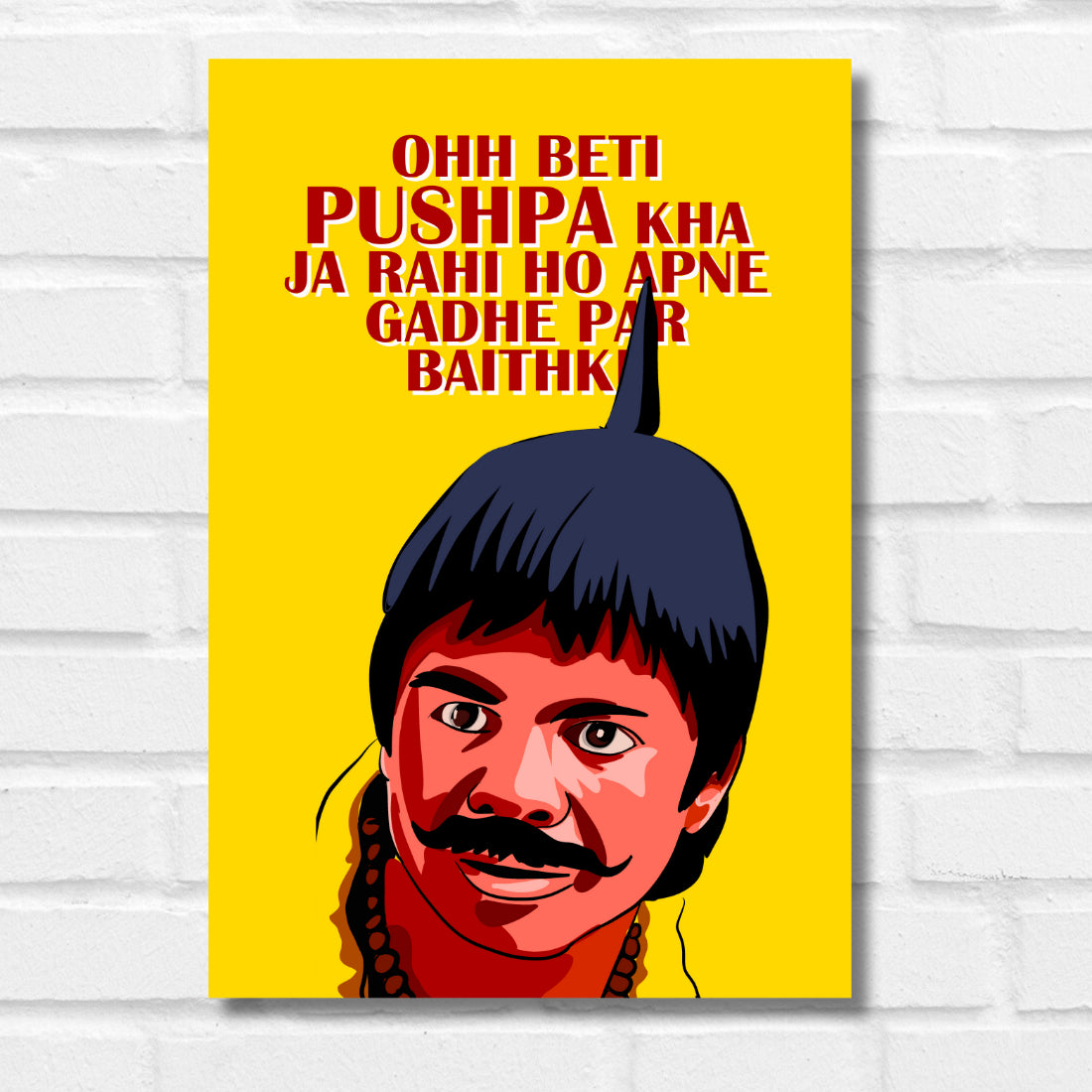 BHOOL BHULAIYAA MOVIE QUOTE POSTER RAJPAL YADAV POSTER FUNNY QUOTE POSTER