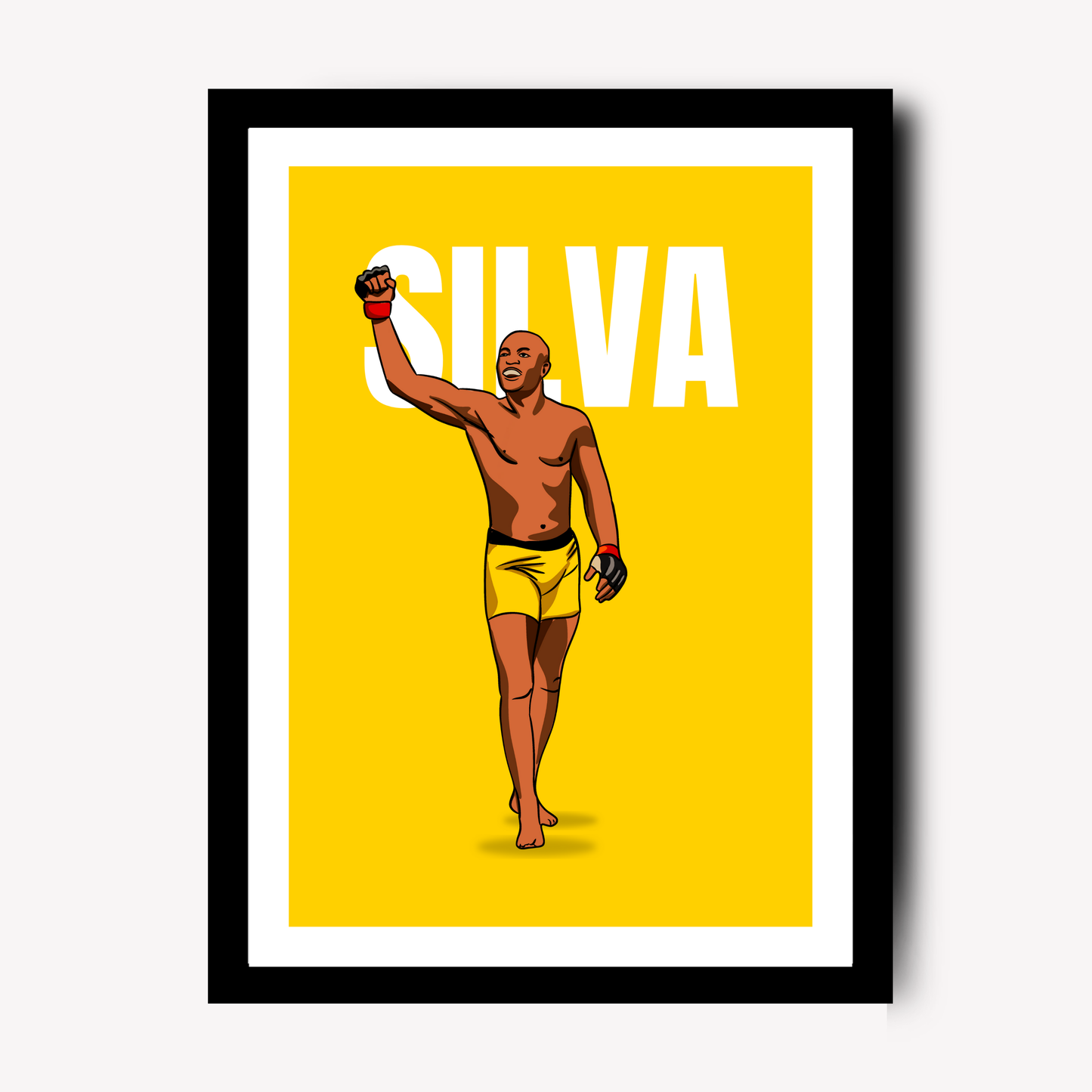 Anderson Silva Martial Artist, Boxer Artwork