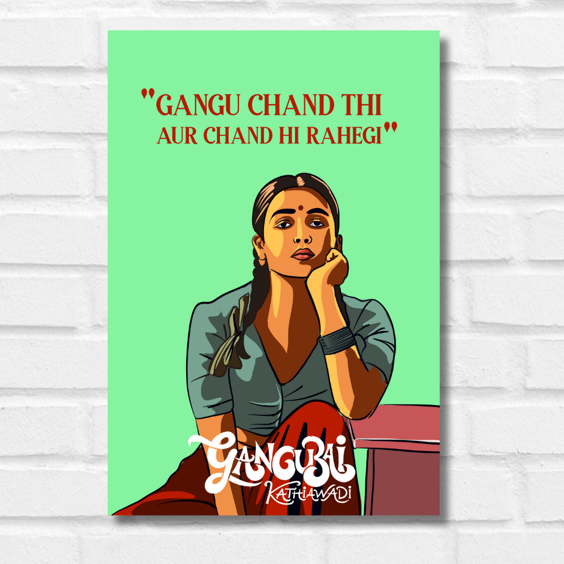 GANGUBAI MOVIE QUOTE POSTER ALIA BHATT MOVIE POSTER