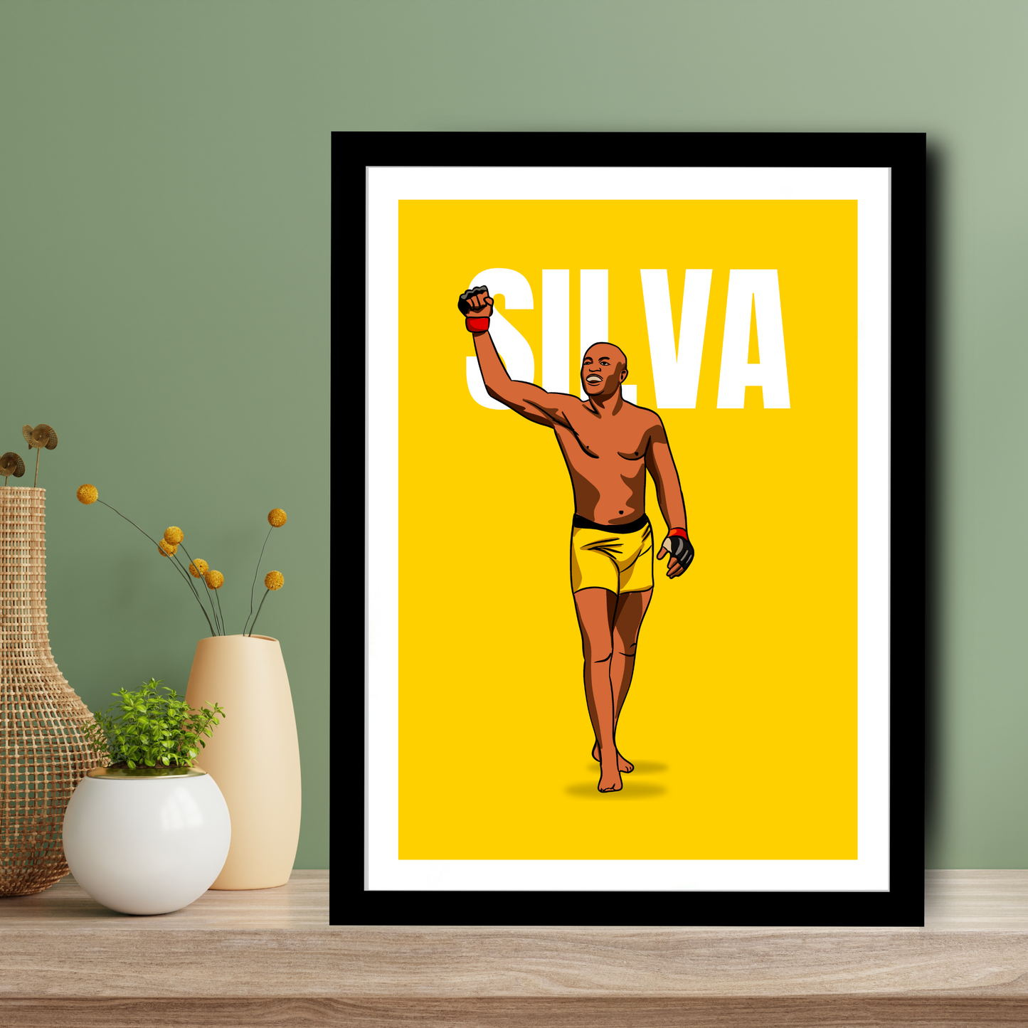 Anderson Silva Martial Artist, Boxer Artwork