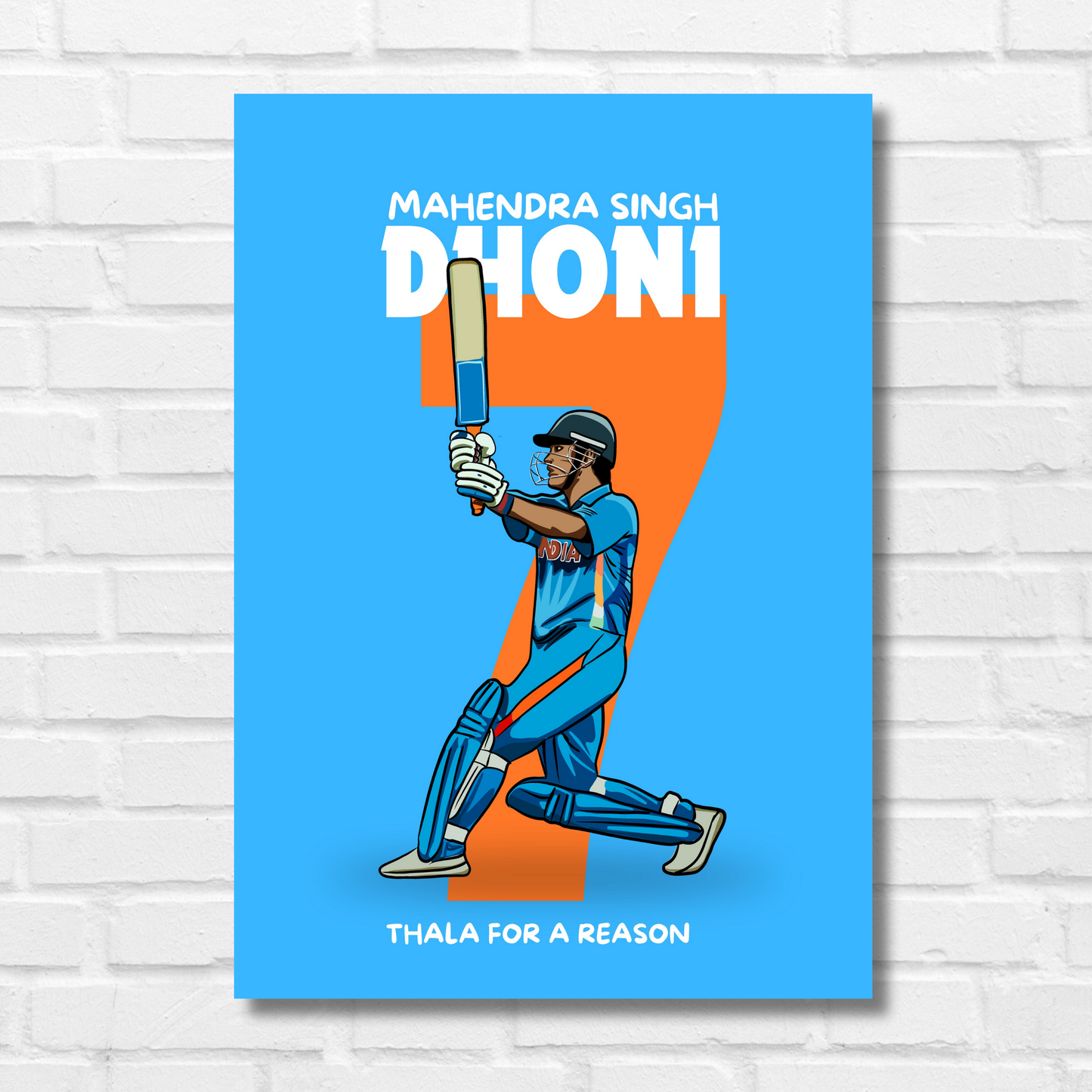 M. S. Dhoni Thala Artwork