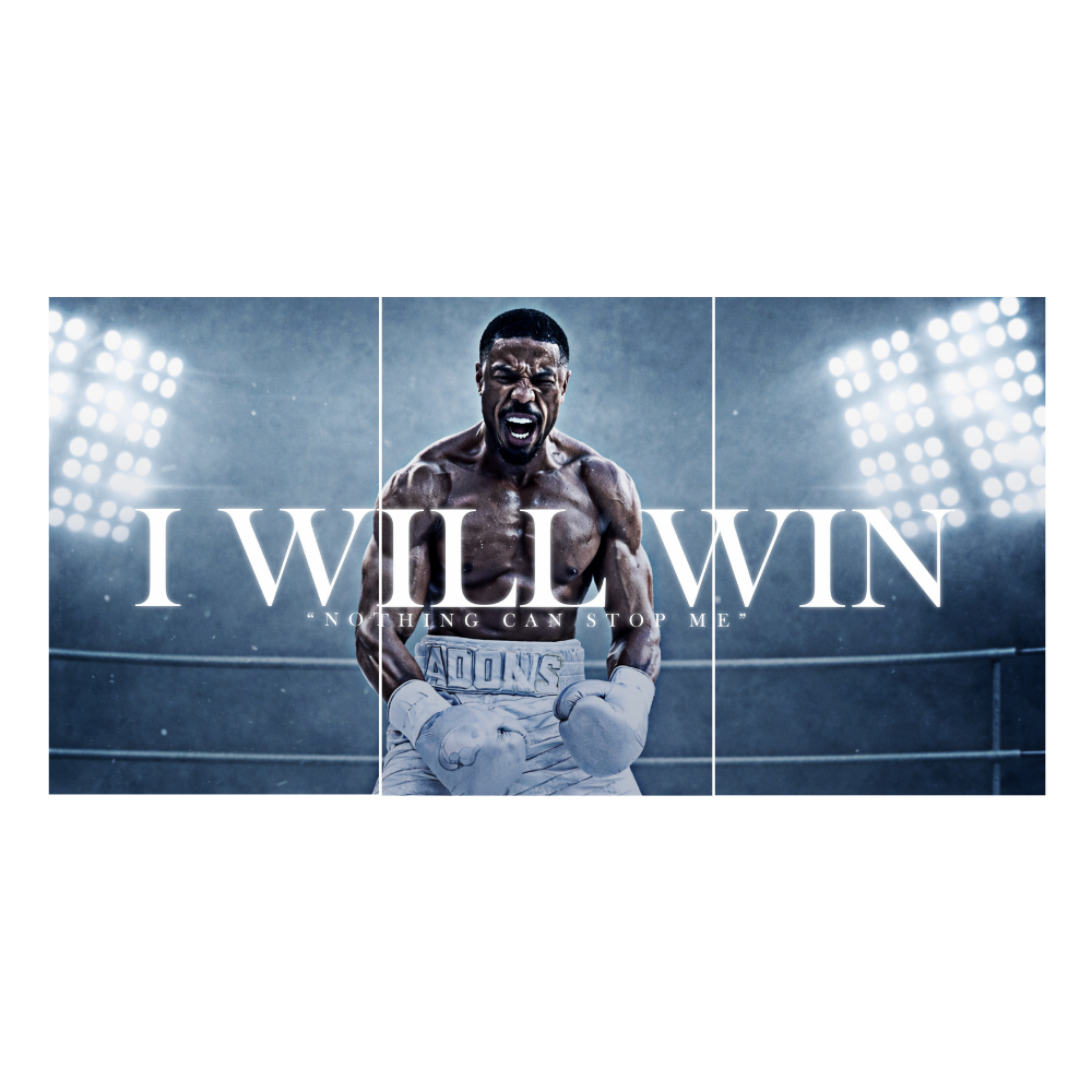 Motivational Boxing Wall Art 3 Split Poster Gym Workout Inspiration Wall Decor for Bedroom, Sports Room, Office, Home Gym – Gift for Fitness Lovers