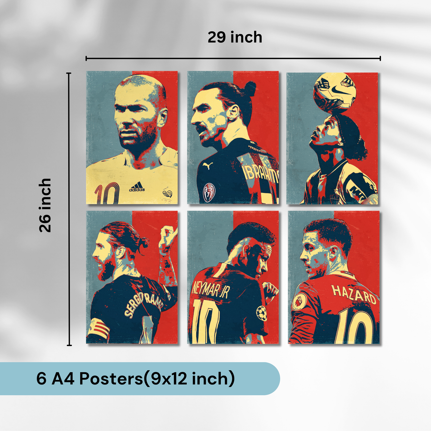 Football Legend's(Set Of 6) Artwork