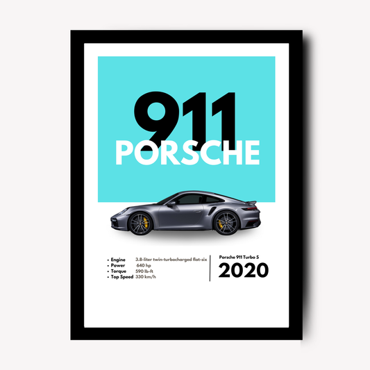 Porsche 911 Supercar Artwork