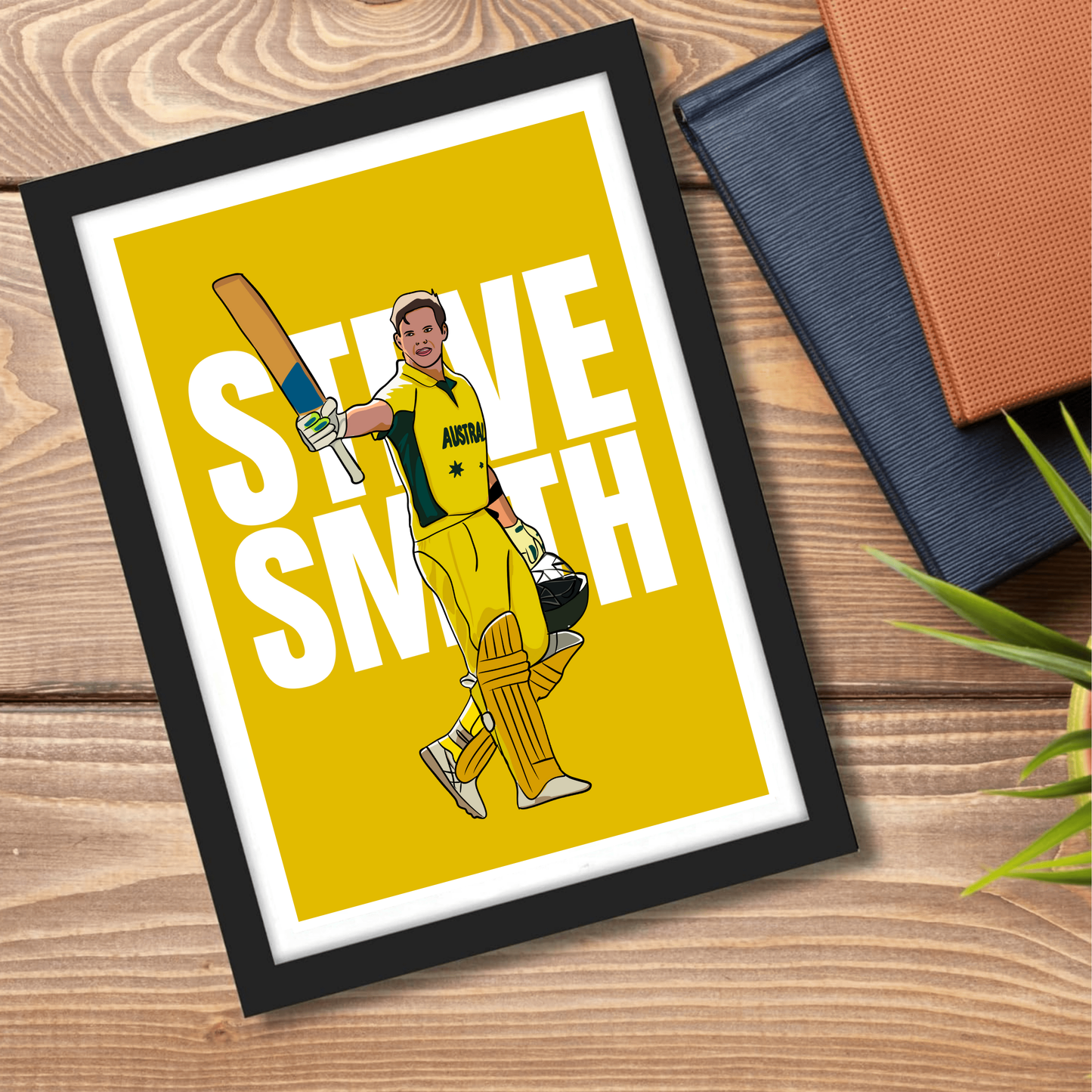 Steve Smith Cricket Player Artwork