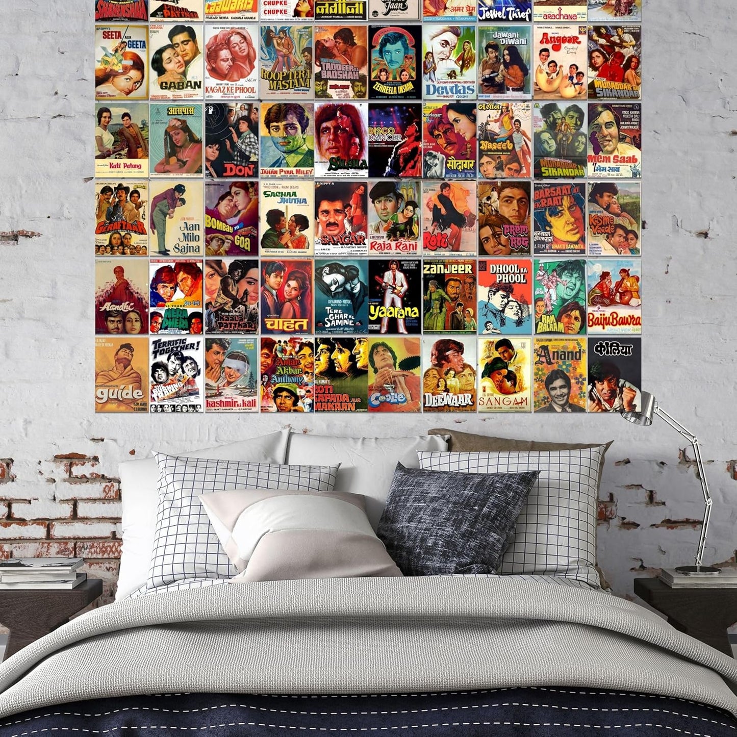 GOOD HOPE Set of 60 Bollywood Movies Posters(4x6 inch) Pop Artwork