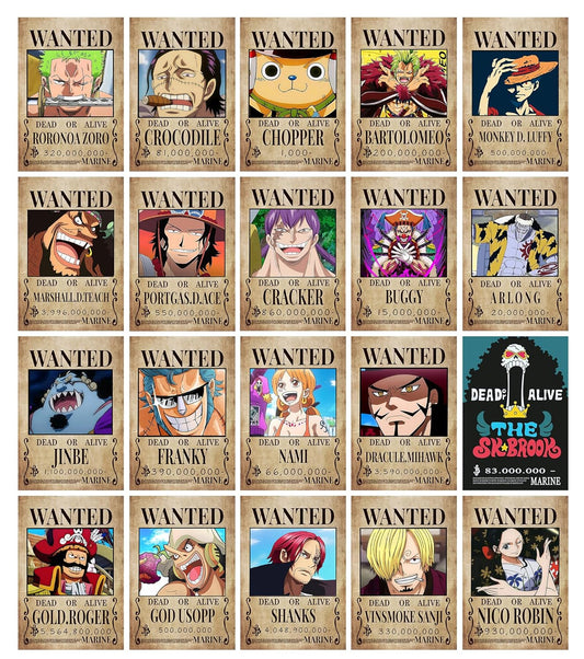 Good Hope One Piece Wanted (Set Of 20) Poster Artwork