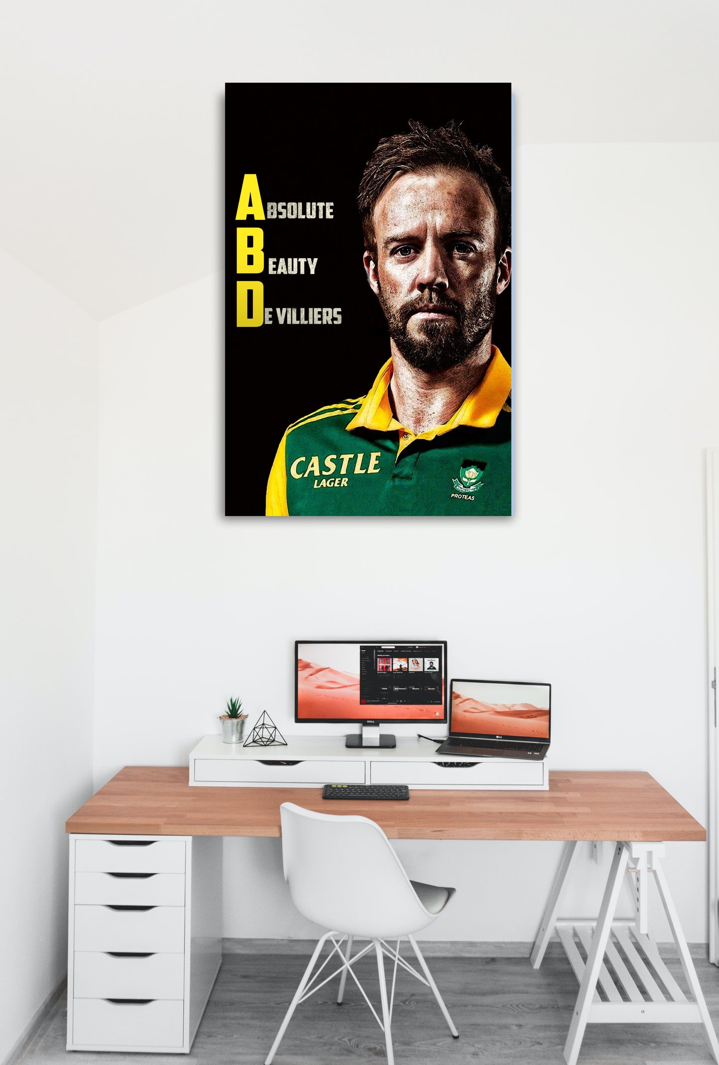 AB De Villiers Art work