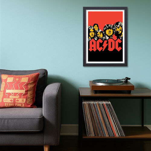 Ac Dc Music Band Poster Singers Artwork Posters Vintage Music Band Frame Musicians Canvas Framed Poster for Cafe Restraunt Wall Decor Livingroom Bedroom Walls Decoration, ac dc poster, ac dc poster vintage, ac dc posters for sale, ac dc posters autralia, ac dc poster 2025, ac dc poster back in black, ac dc poster black & white, singers posters design, posters for wall posters for room decor, posters for bedroom, posters for wall decor, posters for room aesthetic, singers poster, singers posters for room