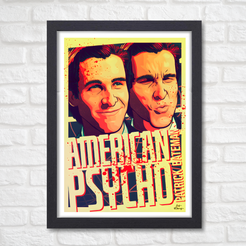American Psycho Movie Poster Movie Comedy Horror Film Art work Framed Posters Hollywood Movie Canvas Painting Photo Frames for Wall decor Home Decoration Living Room Bedroom Office Study Room Cafe Restraunt, American Psycho poster, American Psycho poster 4k, American Psycho poster hd, American Psycho poster original, American Psycho poster art, American Psycho poster pinterest, American Psycho poster black and white, American Psycho poster 24x36, American Psycho poster amazon, American Psycho poster framed