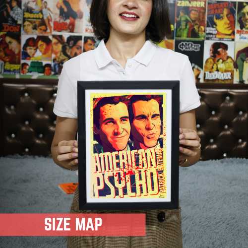 American Psycho Movie Poster Movie Comedy Horror Film Art work Framed Posters Hollywood Movie Canvas Painting Photo Frames for Wall decor Home Decoration Living Room Bedroom Office Study Room Cafe Restraunt, American Psycho poster, American Psycho poster 4k, American Psycho poster hd, American Psycho poster original, American Psycho poster art, American Psycho poster pinterest, American Psycho poster black and white, American Psycho poster 24x36, American Psycho poster amazon, American Psycho poster framed