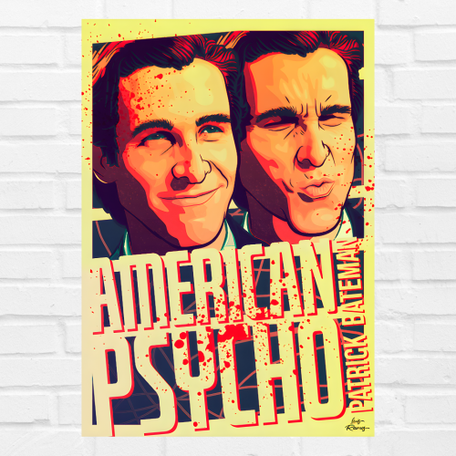 American Psycho Movie Poster Movie Comedy Horror Film Art work Framed Posters Hollywood Movie Canvas Painting Photo Frames for Wall decor Home Decoration Living Room Bedroom Office Study Room Cafe Restraunt, American Psycho poster, American Psycho poster 4k, American Psycho poster hd, American Psycho poster original, American Psycho poster art, American Psycho poster pinterest, American Psycho poster black and white, American Psycho poster 24x36, American Psycho poster amazon, American Psycho poster framed