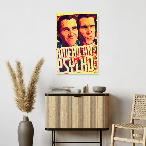 American Psycho Movie Poster Movie Comedy Horror Film Art work Framed Posters Hollywood Movie Canvas Painting Photo Frames for Wall decor Home Decoration Living Room Bedroom Office Study Room Cafe Restraunt, American Psycho poster, American Psycho poster 4k, American Psycho poster hd, American Psycho poster original, American Psycho poster art, American Psycho poster pinterest, American Psycho poster black and white, American Psycho poster 24x36, American Psycho poster amazon, American Psycho poster framed