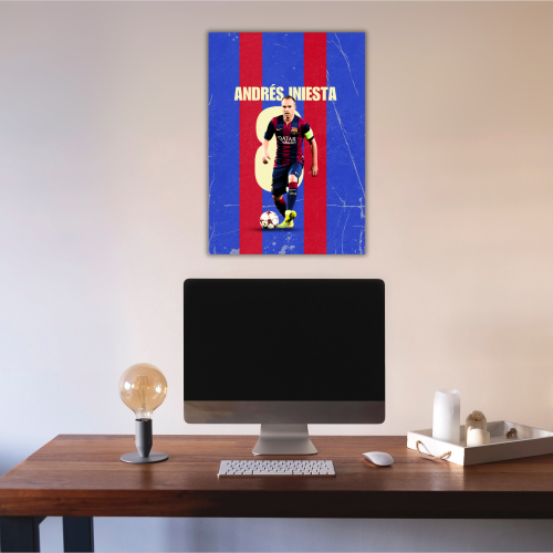 Andres Iniesta Poster Frame Spanish Former Footballer Framed Posters Football Player Game Sport Players Artwork Canvas Painting with Photo Frames for wall decor for Livingroom restraunt cafe Boys room bedroom turf Home & Office Decoration, Andres Iniesta poster, Andres Iniesta art, poster andres iniesta, andres iniesta wallpaper,  andres iniesta wallpaper 4k, andres iniesta wallpaper hd, andres iniesta painting, andres iniesta painting poster, footballers posters, Football players posters, football poster