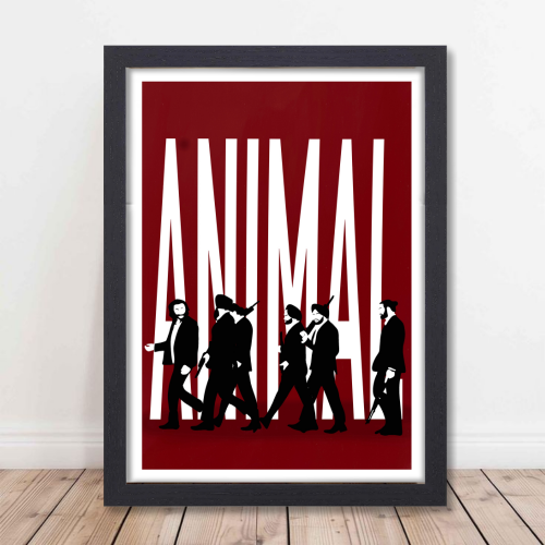Bollywood Movie Animal Poster Frame Actor Ranbir Kapoor Movies Framed Posters Canvas Painting Artwork Photo Frames For Wall Decor Restraunt Cafe Bedroom Living Room Decoration Home Office, Animal Movie Poster, Animal Movie Poster 4k, Animal Movie Poster hd, Animal Movie Poster family, Animal Movie Poster tripti dimri, Animal Movie Poster background, Animal Movie Poster Ranbir Kapoor, Animal Movie Ranbir Poster, Animal Movie Poster reaction, Ranbir Kapoor Animal Poster, Ranbir Kapoor Animal movie Poster