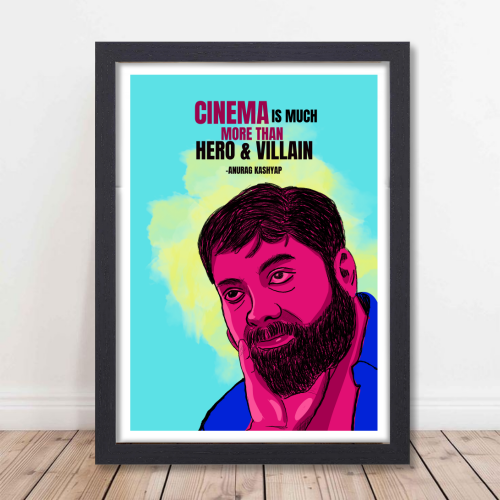 Anurag Kashyap Poster Frame Indian Filmmaker & Actor Quotes Framed Posters Canvas Paintings Artwork Photo Frames for Wall Decor Restraunt Cafe Bedroom Living Room Dining Hall Kitchen & Office walls Decoration, anurag kashyap poster, anurag kashyap movie poster, anurag kashyap posters, anurag kashyap pics, anurag kashyap photos, anurag kashyap painting posters, anurag kashyap poster design, anurag kashyap poster in hindi, anurag kashyap painting frame, Indian Filmmakers posters