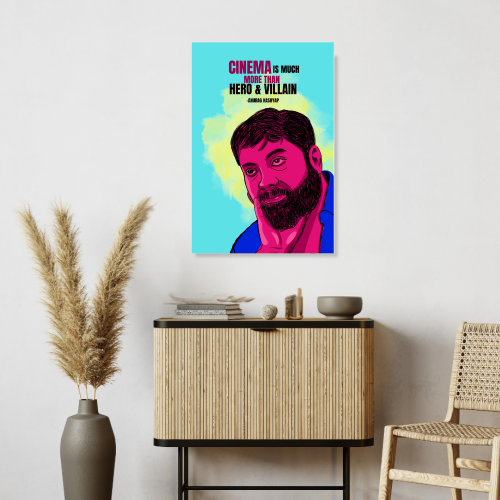 Anurag Kashyap Poster Frame Indian Filmmaker & Actor Quotes Framed Posters Canvas Paintings Artwork Photo Frames for Wall Decor Restraunt Cafe Bedroom Living Room Dining Hall Kitchen & Office walls Decoration, anurag kashyap poster, anurag kashyap movie poster, anurag kashyap posters, anurag kashyap pics, anurag kashyap photos, anurag kashyap painting posters, anurag kashyap poster design, anurag kashyap poster in hindi, anurag kashyap painting frame, Indian Filmmakers posters