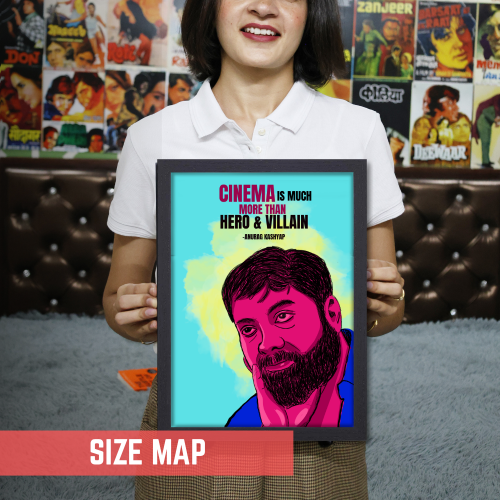 Anurag Kashyap Poster Frame Indian Filmmaker & Actor Quotes Framed Posters Canvas Paintings Artwork Photo Frames for Wall Decor Restraunt Cafe Bedroom Living Room Dining Hall Kitchen & Office walls Decoration, anurag kashyap poster, anurag kashyap movie poster, anurag kashyap posters, anurag kashyap pics, anurag kashyap photos, anurag kashyap painting posters, anurag kashyap poster design, anurag kashyap poster in hindi, anurag kashyap painting frame, Indian Filmmakers posters