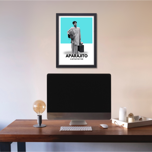 Aparajito Movie Poster Frame Satyajit Roy's Movies Artwork Framed Posters Bollywood Classic 1956 Canvas Painting Photo Frame For Wall Decor Bedroom Living Room Decoration Home Office walls Restraunt Cafe, Aparajito poster, Aparajito movie poster, Aparajito 1956 poster, Aparajito original poster, Aparajito film poster, Aparajito wall poster, Aparajito wall painting, Aparajito movie wall poster, Aparajito movie frame, Aparajito frame poster, Aparajito movie wall frame, Aparajito movie wall frame poster