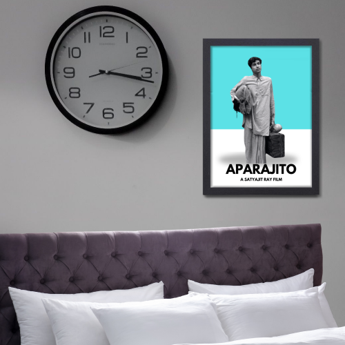 Aparajito Movie Poster Frame Satyajit Roy's Movies Artwork Framed Posters Bollywood Classic 1956 Canvas Painting Photo Frame For Wall Decor Bedroom Living Room Decoration Home Office walls Restraunt Cafe, Aparajito poster, Aparajito movie poster, Aparajito 1956 poster, Aparajito original poster, Aparajito film poster, Aparajito wall poster, Aparajito wall painting, Aparajito movie wall poster, Aparajito movie frame, Aparajito frame poster, Aparajito movie wall frame, Aparajito movie wall frame poster