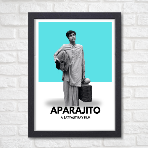 Aparajito Movie Poster Frame Satyajit Roy's Movies Artwork Framed Posters Bollywood Classic 1956 Canvas Painting Photo Frame For Wall Decor Bedroom Living Room Decoration Home Office walls Restraunt Cafe, Aparajito poster, Aparajito movie poster, Aparajito 1956 poster, Aparajito original poster, Aparajito film poster, Aparajito wall poster, Aparajito wall painting, Aparajito movie wall poster, Aparajito movie frame, Aparajito frame poster, Aparajito movie wall frame, Aparajito movie wall frame poster
