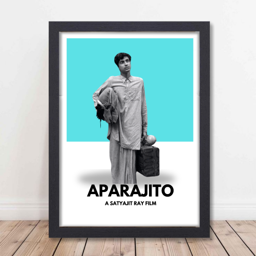 Aparajito Movie Poster Frame Satyajit Roy's Movies Artwork Framed Posters Bollywood Classic 1956 Canvas Painting Photo Frame For Wall Decor Bedroom Living Room Decoration Home Office walls Restraunt Cafe, Aparajito poster, Aparajito movie poster, Aparajito 1956 poster, Aparajito original poster, Aparajito film poster, Aparajito wall poster, Aparajito wall painting, Aparajito movie wall poster, Aparajito movie frame, Aparajito frame poster, Aparajito movie wall frame, Aparajito movie wall frame poster