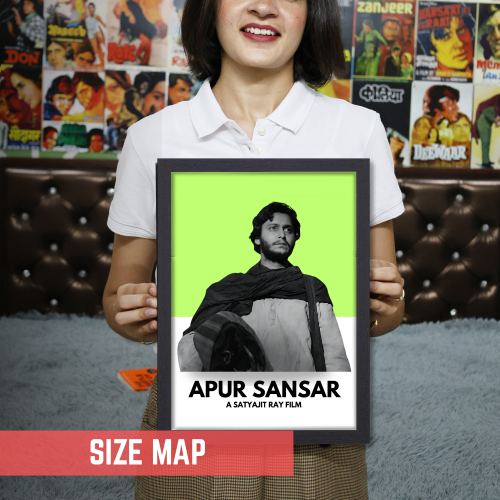 SATYAJIT RAY MOVIE POSTER CLASSIC MOVIES POSTER APUR SANSAR MOVIE POSTER, Apur Sansar Poster Frame Satyajit Roy's Movies Artwork Framed Posters Bollywood Classic Movie Canvas Painting Photo frames For Wall Decor Restraunt Cafe Bedroom Living Room Decoration Home Office, Apur Sansar poster, Apur Sansar movie poster, Apur Sansar picture, Apur Sansar movie picture, Apur Sansar movie wall poster, Apur Sansar movie wall frame, Apur Sansar movie wall frame poster, satyajit ray movie poster frames