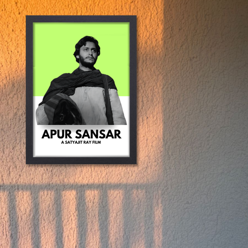 SATYAJIT RAY MOVIE POSTER CLASSIC MOVIES POSTER APUR SANSAR MOVIE POSTER, Apur Sansar Poster Frame Satyajit Roy's Movies Artwork Framed Posters Bollywood Classic Movie Canvas Painting Photo frames For Wall Decor Restraunt Cafe Bedroom Living Room Decoration Home Office, Apur Sansar poster, Apur Sansar movie poster, Apur Sansar picture, Apur Sansar movie picture, Apur Sansar movie wall poster, Apur Sansar movie wall frame, Apur Sansar movie wall frame poster, satyajit ray movie poster frames