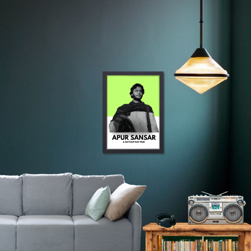 SATYAJIT RAY MOVIE POSTER CLASSIC MOVIES POSTER APUR SANSAR MOVIE POSTER, Apur Sansar Poster Frame Satyajit Roy's Movies Artwork Framed Posters Bollywood Classic Movie Canvas Painting Photo frames For Wall Decor Restraunt Cafe Bedroom Living Room Decoration Home Office, Apur Sansar poster, Apur Sansar movie poster, Apur Sansar picture, Apur Sansar movie picture, Apur Sansar movie wall poster, Apur Sansar movie wall frame, Apur Sansar movie wall frame poster, satyajit ray movie poster frames