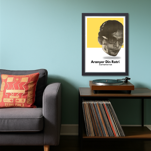 Aranyer Din Ratri Movie Poster Frame Satyajit Roy's Movies Framed Posters Bollywood Artwork Canvas Painting Photo Frames for Wall Decor Restraunt Cafe Bedroom Living Room Decoration Home Office Home, Aranyer Din Ratri poster, Aranyer Din Ratri movie poster, Aranyer Din Ratri film poster, Aranyer Din Ratri poster framed, satyajit ray motivational posters, satyajit ray motivational poster design, satyajit ray motivational poster design, satyajit ray posters, satyajit ray poster design