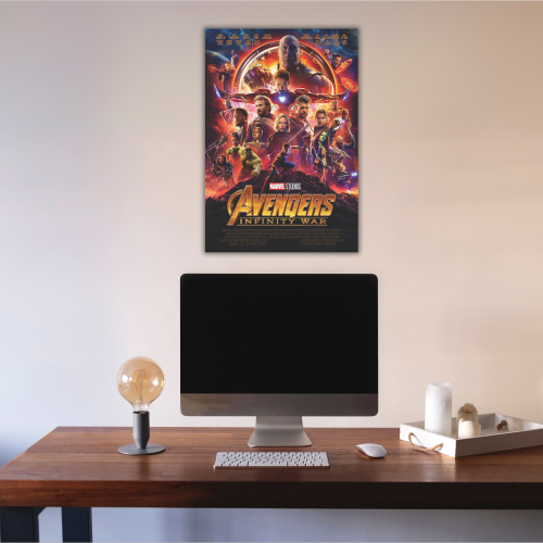 Avengers Endgame Movie Poster Frame Action Sci fi Film Framed Posters Hollywood Movies Art work Canvas Painting Photo Frames For Wall Decor Living Room Bedroom  Study Room Restraunt Cafe Office & Home Decoration Art