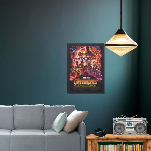 Avengers Endgame Movie Poster Frame Action Sci fi Film Framed Posters Hollywood Movies Art work Canvas Painting Photo Frames For Wall Decor Living Room Bedroom  Study Room Restraunt Cafe Office & Home Decoration Art