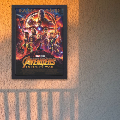 Avengers Endgame Movie Poster Frame Action Sci fi Film Framed Posters Hollywood Movies Art work Canvas Painting Photo Frames For Wall Decor Living Room Bedroom  Study Room Restraunt Cafe Office & Home Decoration Art