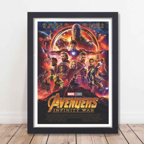 Avengers Endgame Movie Poster Frame Action Sci fi Film Framed Posters Hollywood Movies Art work Canvas Painting Photo Frames For Wall Decor Living Room Bedroom  Study Room Restraunt Cafe Office & Home Decoration Art