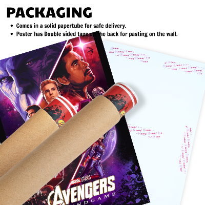 Avengers Endgame Film Poster Frame Action Sci fi Movie Framed Posters Hollywood Movies Art work Canvas Painting Photo Frames For Wall Decor Living Room Bedroom  Study Room Restraunt Cafe Office & Home Decoration